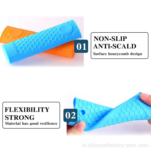 Tay cầm nồi silicon có thể tháo rời tay cầm